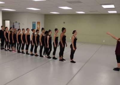 Rehearsal at MAC with Level 3 Dancers